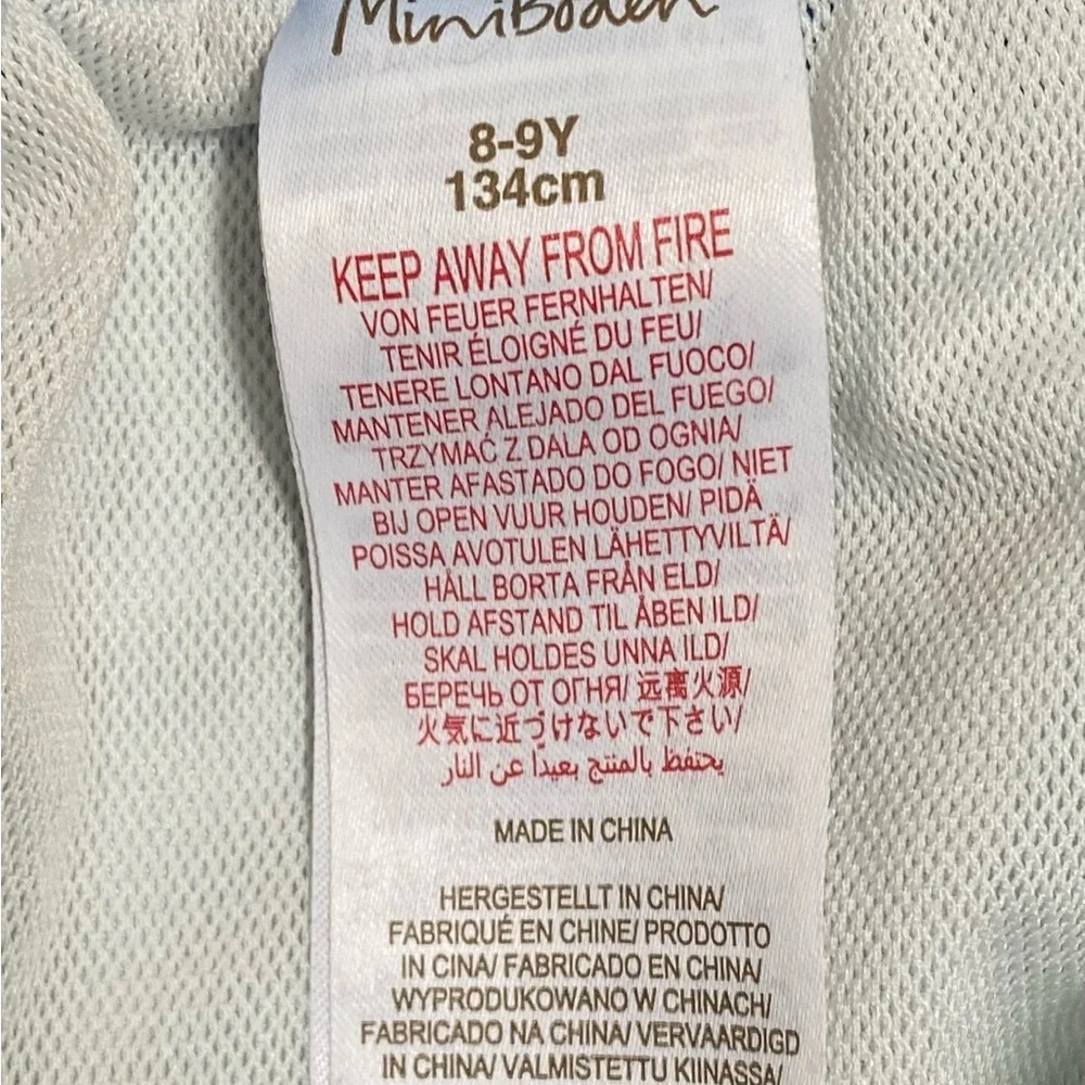 Mini Boden Sea Turtle Print Swim Shorts - Aqua and Green 8-9 years - Picture 3 of 3